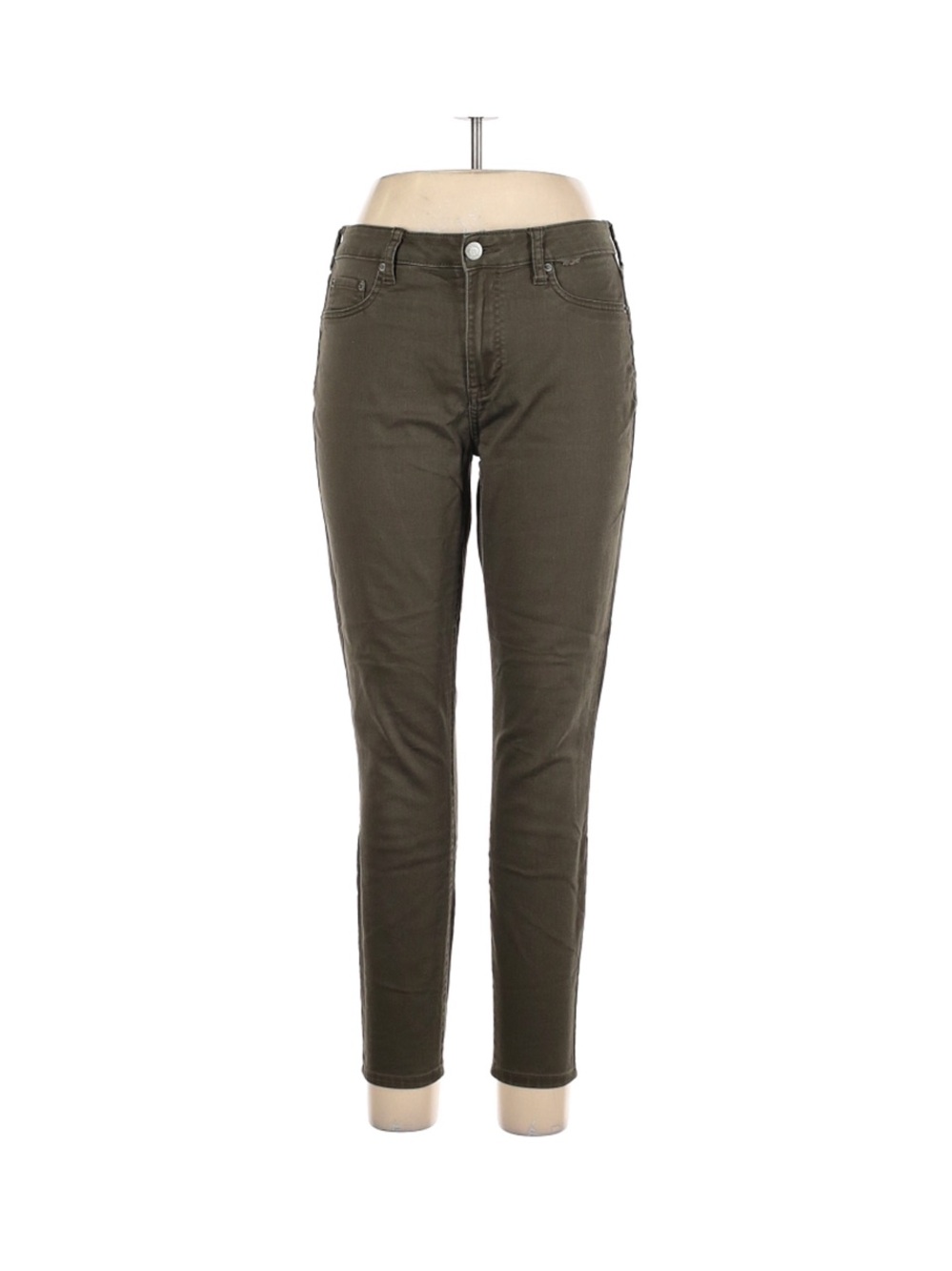 Aeropostale Olive Green High-Rise Skinny Jeggings